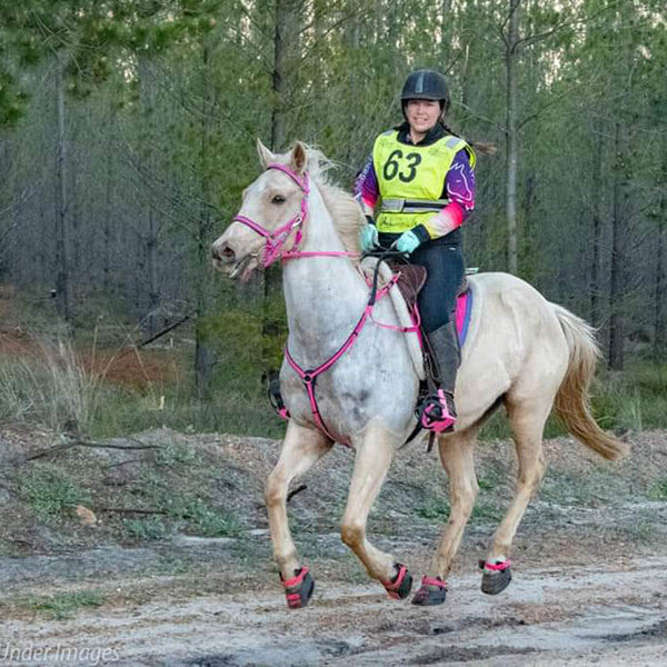 Endurance riding on barefoot horse
