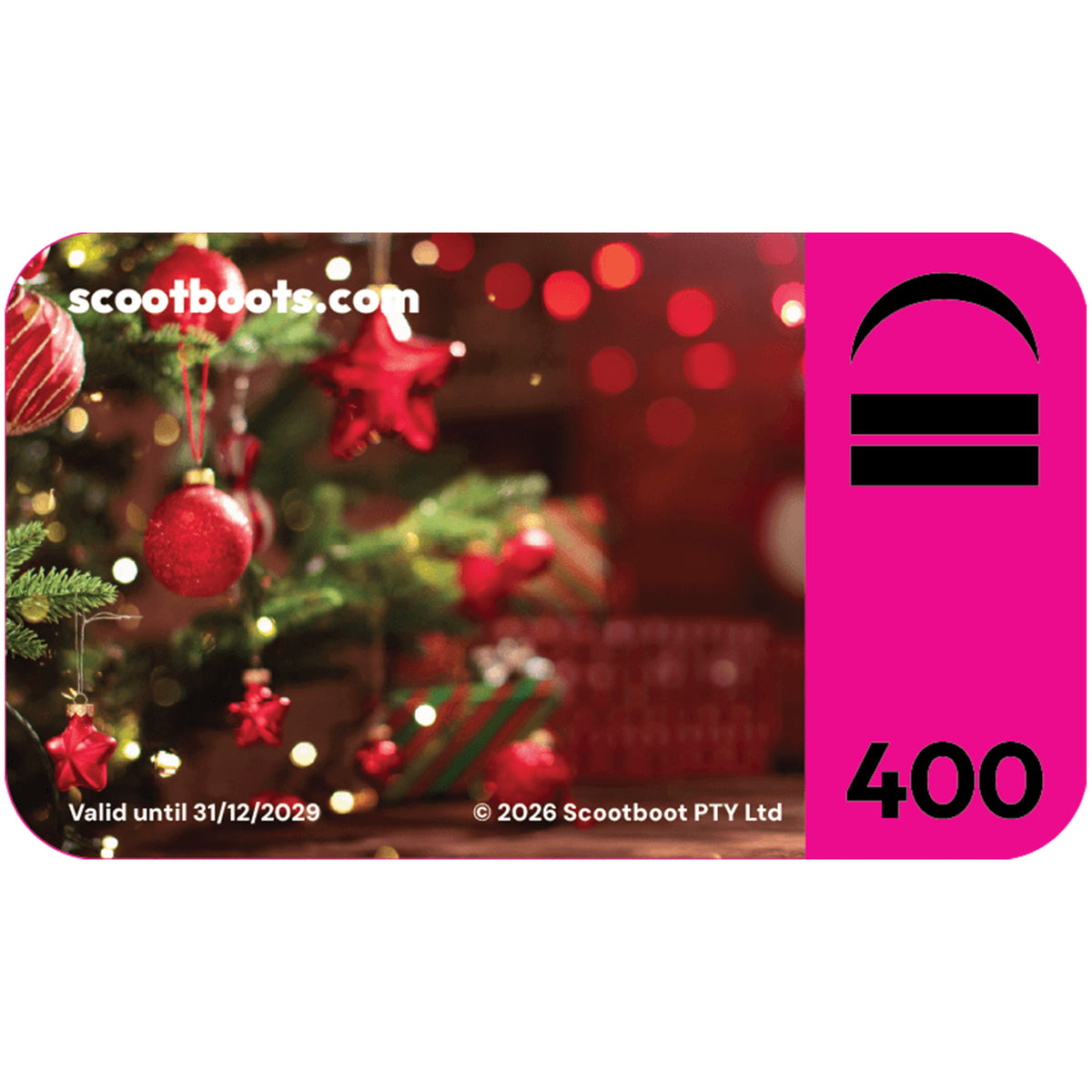 Scootboot Christmas Gift Card